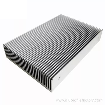 CNC process aluminum radiator profile